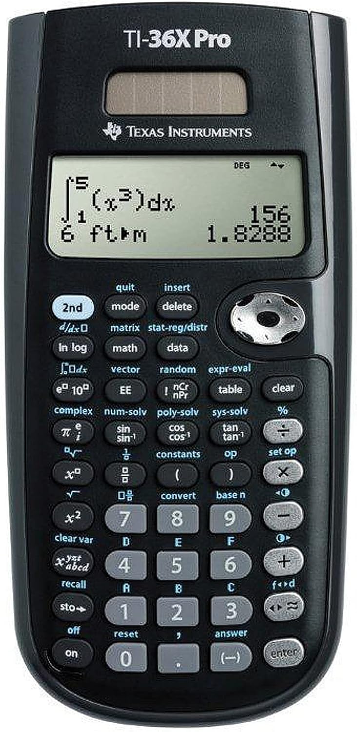 Texas Instruments TI-36X Pro EngineeringScientific Calculator | 9.7 Inch | Black