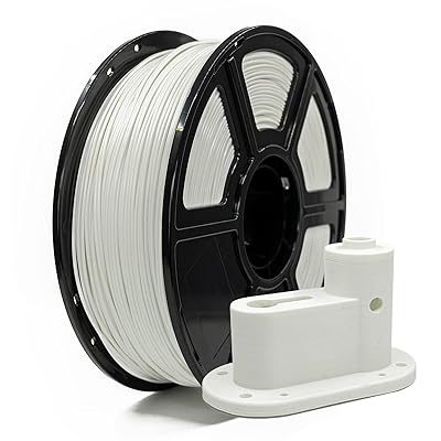 FLASHFORGE ASA Filament 1.75mm White, 3D Printer Filament 1kg 2.2lbs Spool, Dimensional Accuracy - 0.02mm, Durable, High UV-Resistant, Perfect for Printing Outdoor Functional Parts