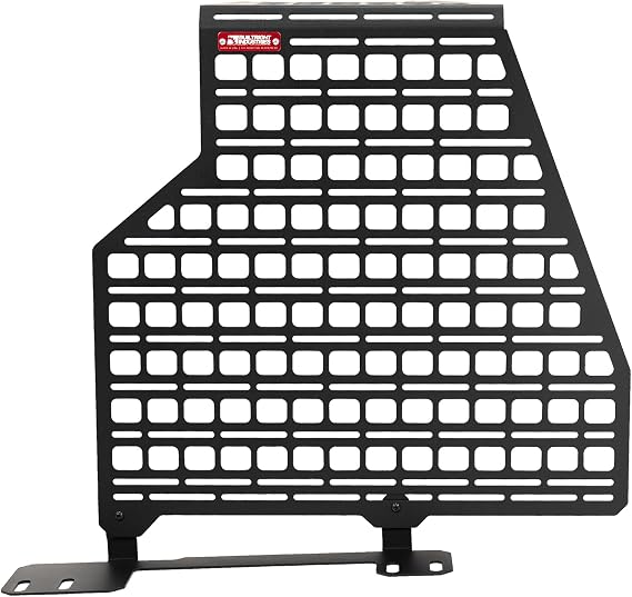 BuiltRight Industries Large Driver Side MOLLE Compatible Cargo Panel System Compatible with 2021+ Ford Bronco 2-Door Interior Storage Organizer