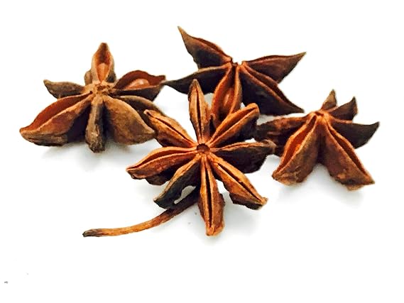 STAR ANISE - Illicium verum , Aromatic Tea -Beautiful in Potpourri -Hint of Licorice -Earthy Incense, Whole Certified Organic
