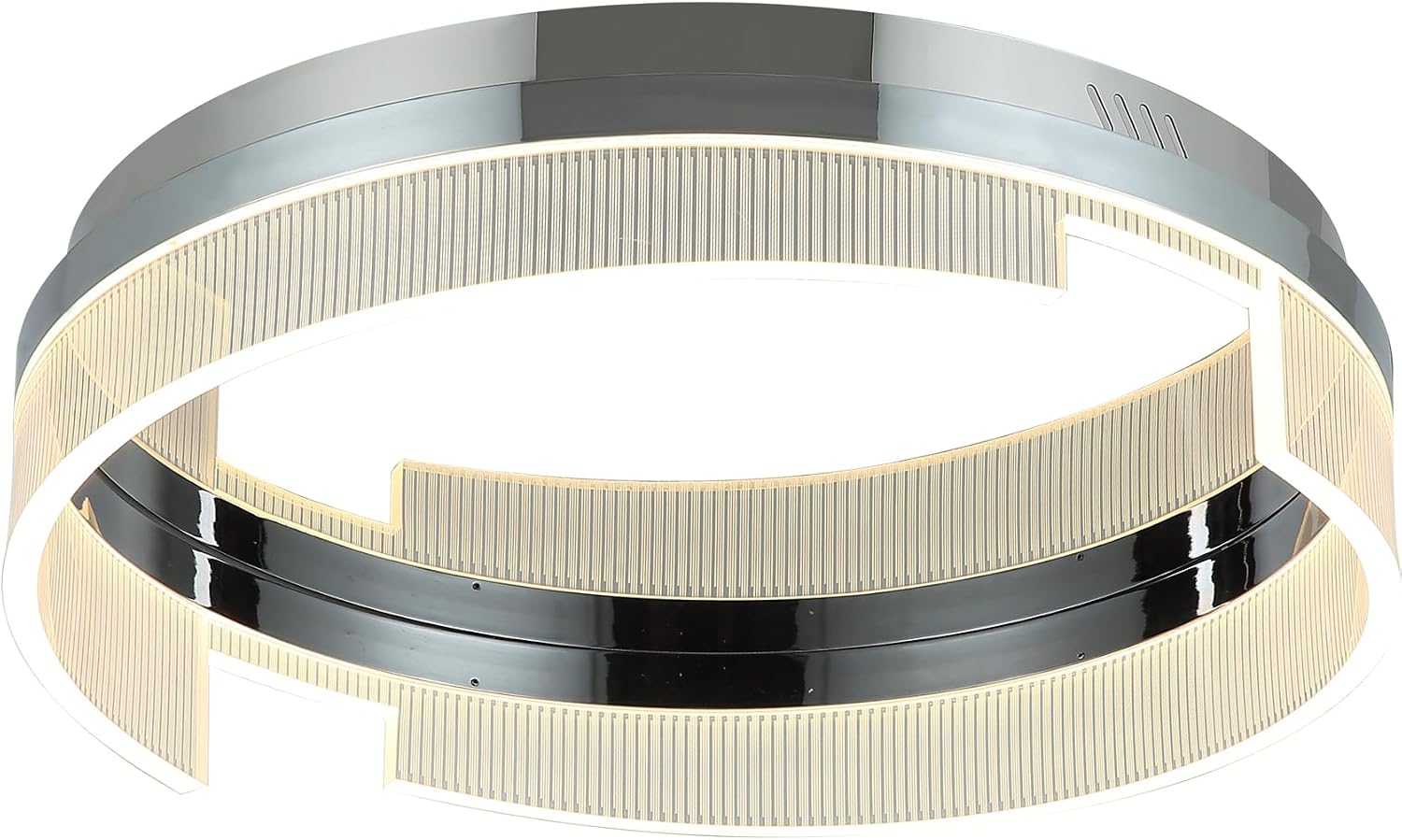 Lucea Dorada Medium Size LED Chrome Plafonier 40w 3000k