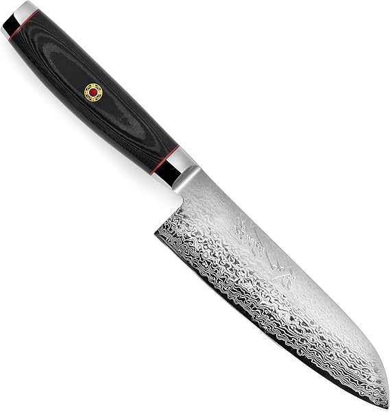 Enso SG2 Santoku Knife - Made in Japan - 101 Layer Stainless Damascus, 6.5"