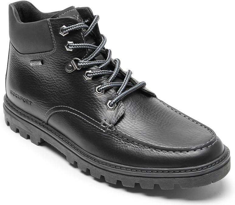 Rockport New Men's Weather Or Not Moc Toe Boot Black 9.5 W