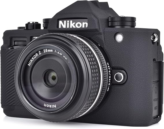 MUZIRI KINOKOO Case for Nikon Zf Camera, Soft Silicone Protective Cover for Nikon ZF/Zf Digital Camera - Anti-Scratch & Slim Fit - Black