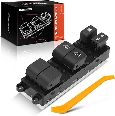 A-Premium Front Driver Side Master Power Window Switch Compatible with Nissan Pathfinder 2007 2008 2009 2010 2011 2012 Sport Utility, Replace# 25401-ZL10A, 25401-ZL10B, 25401-ZL10C
