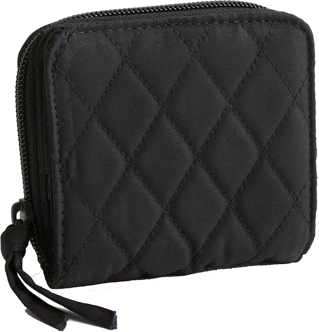 Vera Bradley Women's Premium Cotton Small Zip-Around Wallet