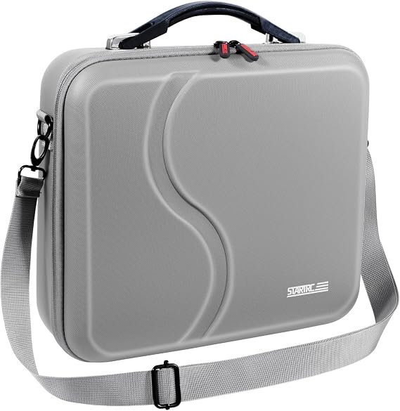 Portable Storage Box Travel Hardshell Carrying Case with Top Carry Handle Shoulder Strap Shock-Proof Waterproof Replacement for DJI RS 4 Gimbal Stabilizer