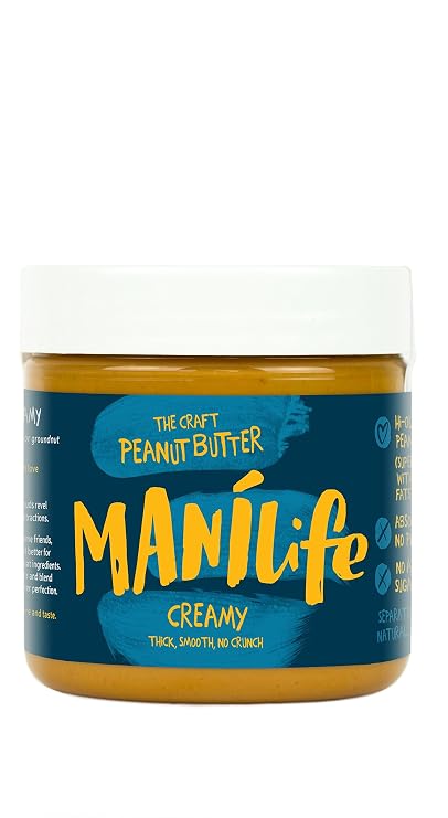 Manilife Smooth Peanut Butter - 295g Jar