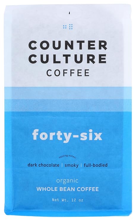 Counter Culture Coffee Organic Forty Six Blend Whole Bean Coffee, 12 OZ