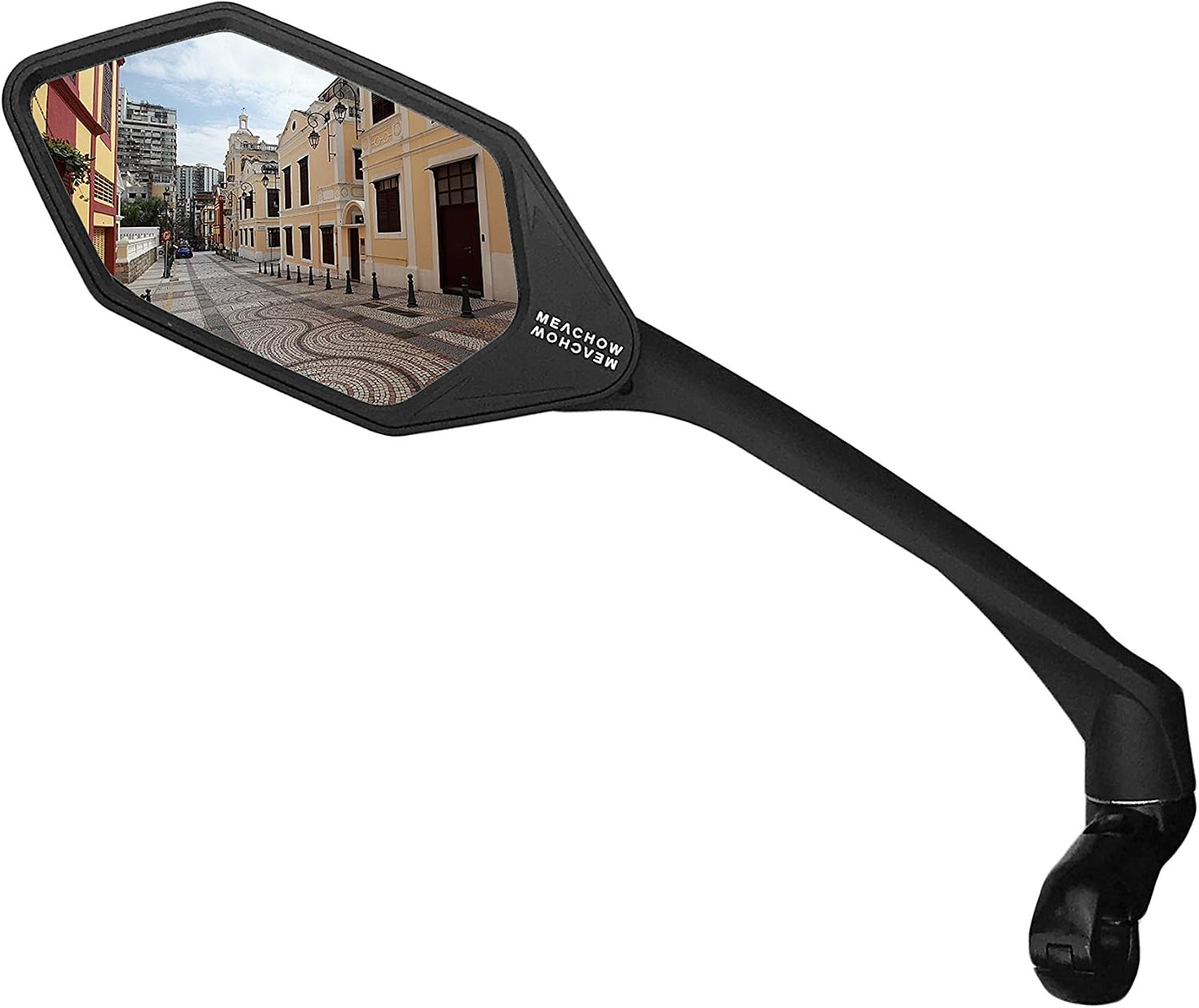 New Scratch Resistant Glass Lens,Handlebar Bike Mirror, Rotatable Safe Rearview Mirror, Bicycle Mirror,ME-007