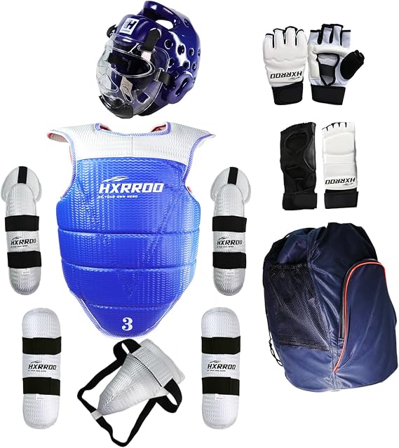 13 pcs Taekwondo Sparring Gear Set Ultimate Protective Gear for Taekwondo Karate Trainer Youth Adult