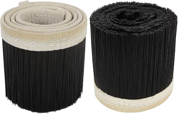2 Pack Dust Shoe Brush 100mm CNC Vacuum Brush For Engraving Machine Dust Cover CNC-Vacuum Cleaning Brushes for CNC Router Spindle Motor, Black