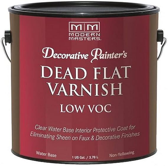 1 gal Modern Masters DP400 Clear Decorative Painters Acrylic Dead Flat Varnish