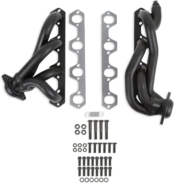 Flowtech 91628FLT Shorty Headers - Black Painted