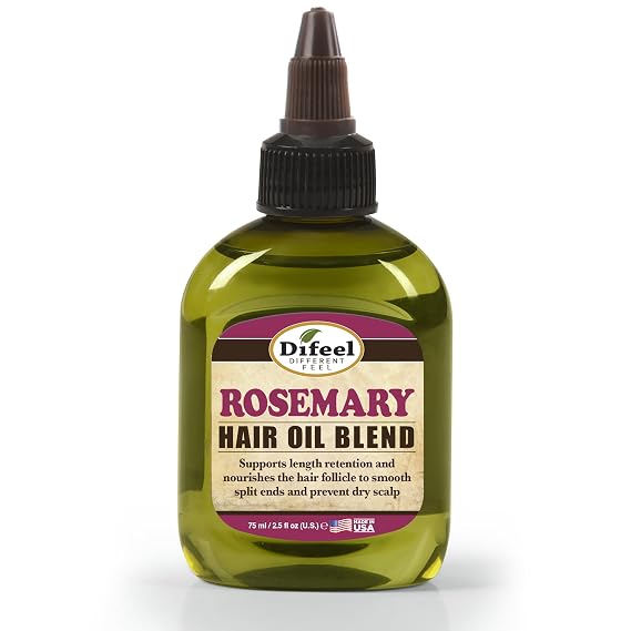 Difeel Rosemary Hair Oil Blend 2.5 oz. - Rosemary Oil Hair Treatment
