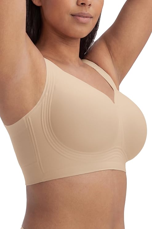 SHAPERMINT Everyday Wireless Jelly Bra, Full Coverage, S-4XL