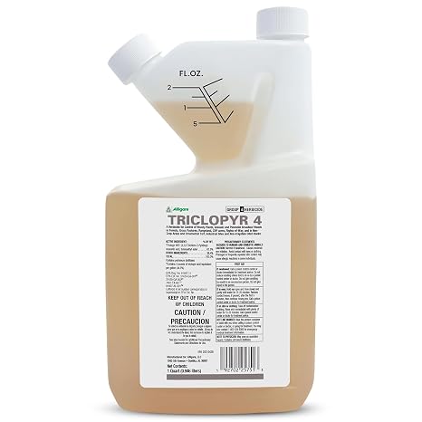ALLIGARE - Triclopyr 4 Herbicide Selective Weed Killer for Woody Plants, Brush for Forestry, Pastures, Rights-of-Way, Industrial Sites - 1 Quart