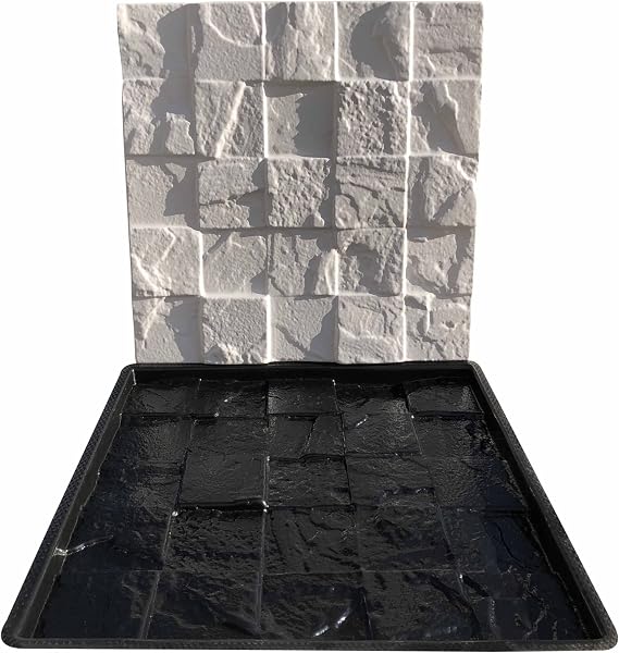 Plastic Mold ABS 3D Wall Panels Plaster (Gypsum) and Concrete 19.7" x 19.7" DIY - Mosaic