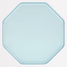 Meri Meri - Summer Sky Blue Dinner Plates - Yaz Mavisi Tabaklar (L) (x8)
