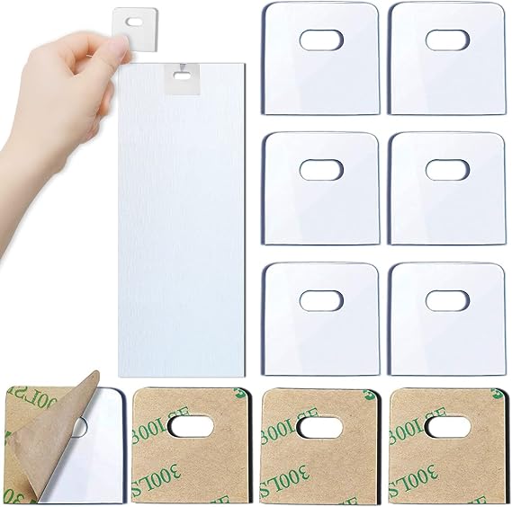 25 Sets (50 Pieces) of Clear Vertical Blind Repair Tabs/Blind Fixer Tabs for Vertical Blinds Replacement Slats