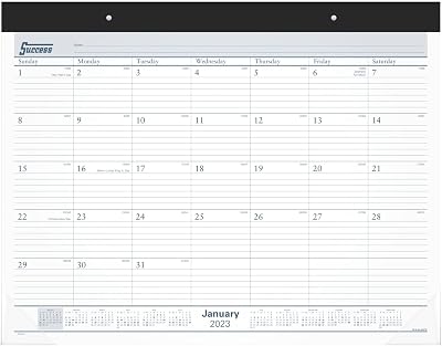 AT-A-GLANCE 2023 Desk Calendar, Desk Pad, 21-34 x 17, Standard, Monthly ST2400