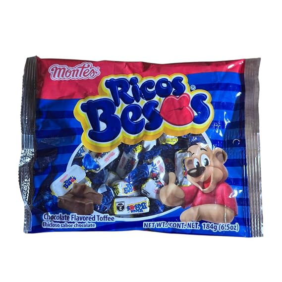 Ricos Besos Chocolate Flavored Toffee