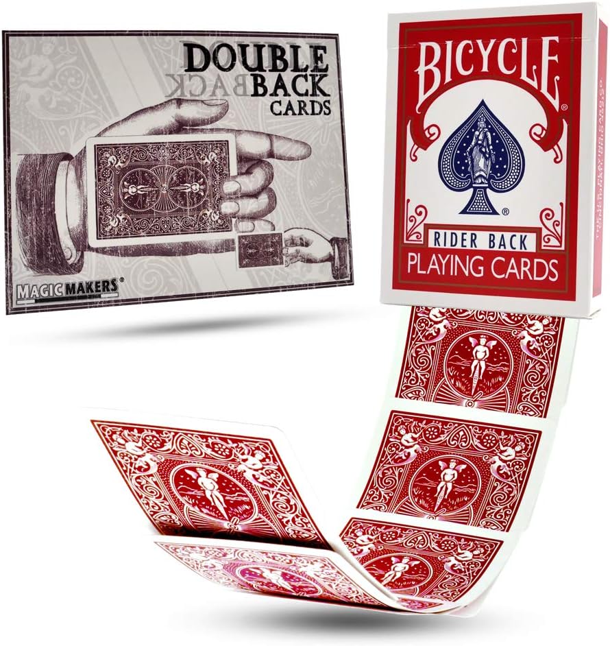 Magic Makers Bicycle Red Double Back Deck