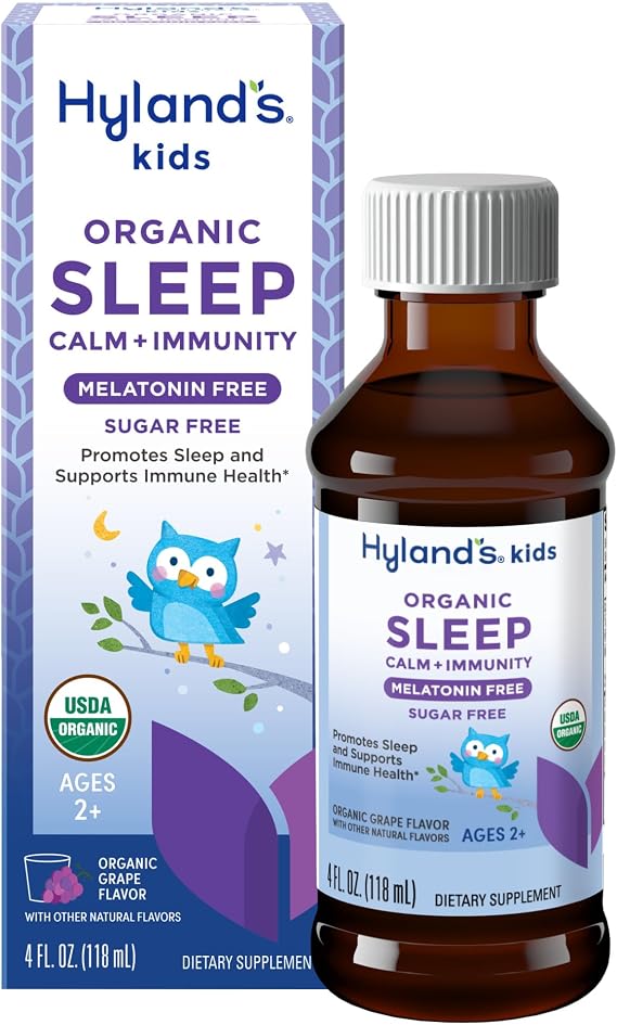 Hyland's Kids Melatonin-Free Sleep + Immune Support, Organic, Ages 2+, 4oz