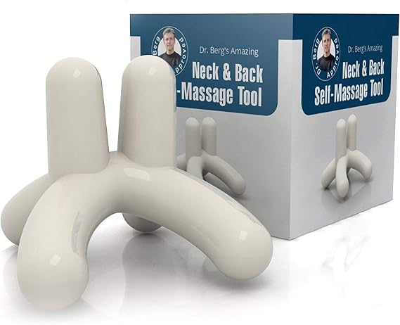 Dr. Berg Body, Neck & Back Self-Massage Tool -  with an Instructions Manual & Access to How-to Online Videos