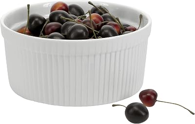 BIA Cordon Bleu Classic 1-Quart Souffle Dish, White