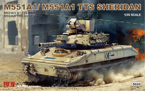 Rye Field Model 1/35 US Army M551A1 / TTS Sheridan Plastic RFM5020