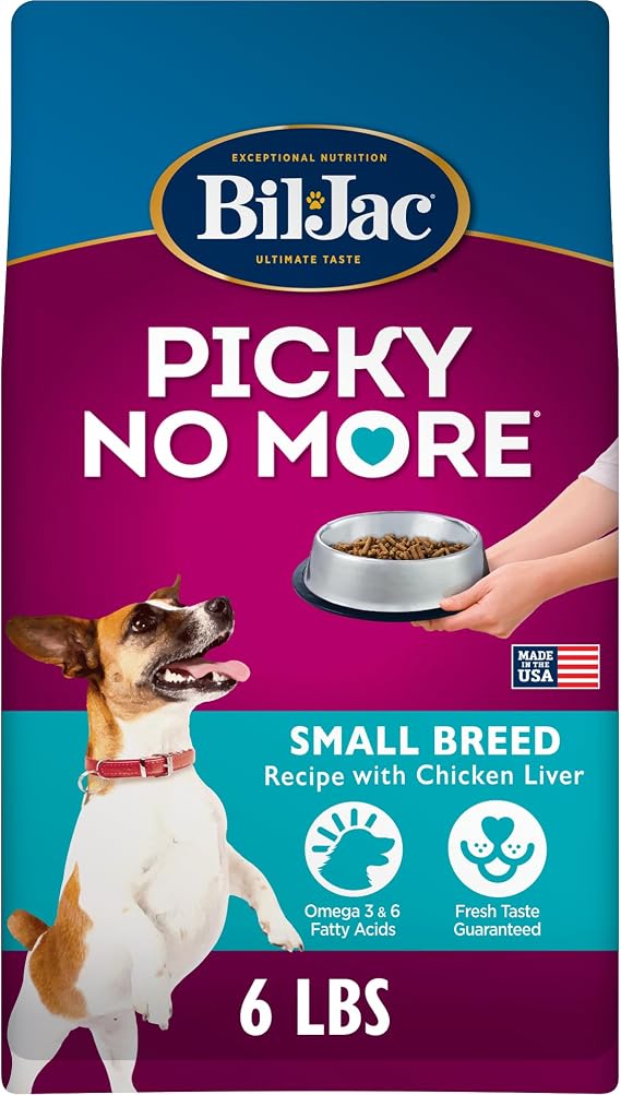 Bil-Jac Picky No More Small Breed Chicken Liver Dry Dog Food | 6 lb