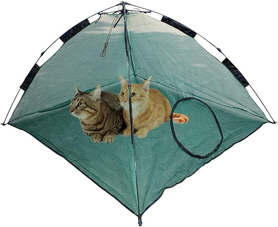 Portable Large Pop Up Pet Cat Tents Enclosures for Outside Patio