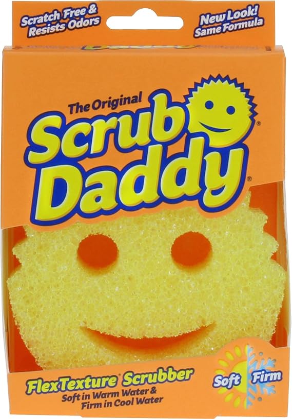 Scrub Daddy SCBSDPDQ Scrub Sponge Yellow (Single Pack)