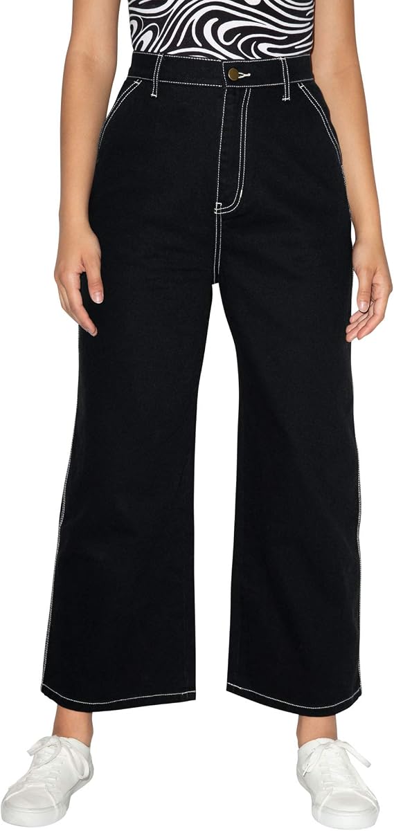 American Apparel Women's Crop Carpenter Jean