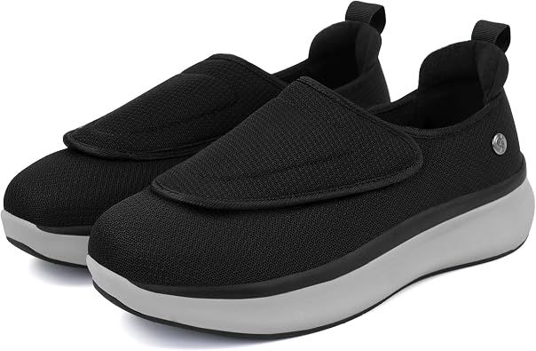 ORTOREX Men Orthopedic Diabetic Walking Sneakers Edema Shoes for Swollen Feet