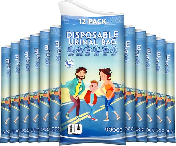 Disposable Urine Bags, 14x 7.48x 1.8nches, blue