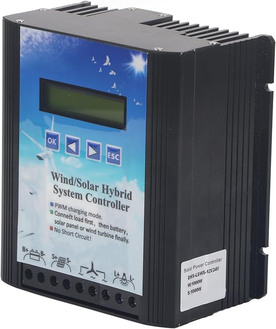 Wind Solar Hybrid Controller efficiently controls wind turbines and solar modules for off-grid systems