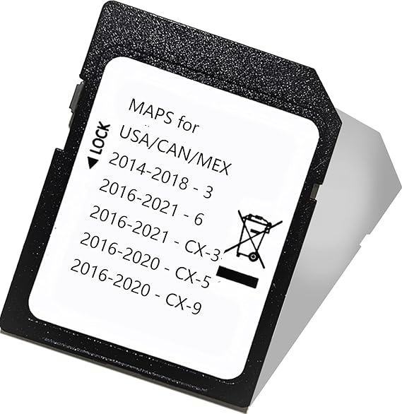 Latest Navigation sd Card for Maz-da 3 6 CX-3 CX-5 CX-9 Navigation SD Card Map USA/CA/MEX