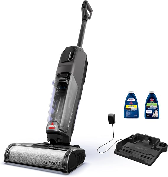 Bissell CrossWave OmniForce Cordless Wet Dry Vacuum Mop, 3882 | Dedicated dry vacuum mode; tangle-free brush roll; multi-surface cordless cleaning