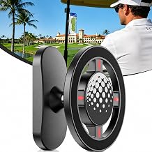 Magnetic Golf Cart Phone Holder, N55 Strong Magnetic Mount, 1-Second Snap-On, 360 Rotation, Compatible with MagSafe iPhone & Android Phones, Fits EZGO Club Car Yamaha, Golf Accessories Gift