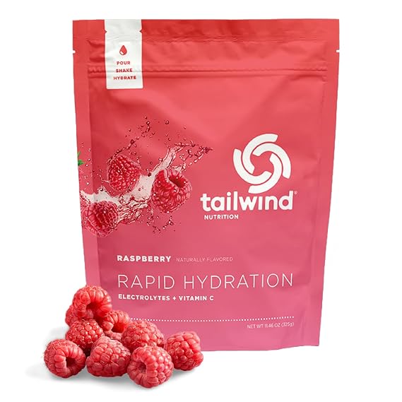 Tailwind Nutrition Rapid Hydration, Raspberry, 25-Serving Bag