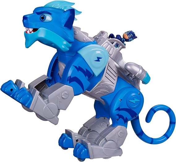 PJ Masks Hasbro Animal Power Charge and Roar Power Cat,Interactive Toys with 20+ Lights and Sounds,Preschool Toys,Superhero Toys for 3 Year Old Boys and Girls and Up