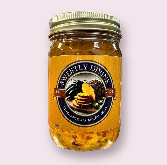 Sweetly Divine Hot Pepper Jelly - Multiple Flavors Available (Pineapple Jalapeno)