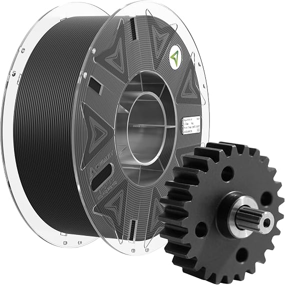 Creality Official PETG Carbon Fiber Filament 1.75mm, PETG-CF 3D Printer Filament, 300mm/s High Speed Hyper PETG-CF, Excellent Mechanical Properties, Fits for All 3D Printers, 1 KG(2.2lbs) Spool Black