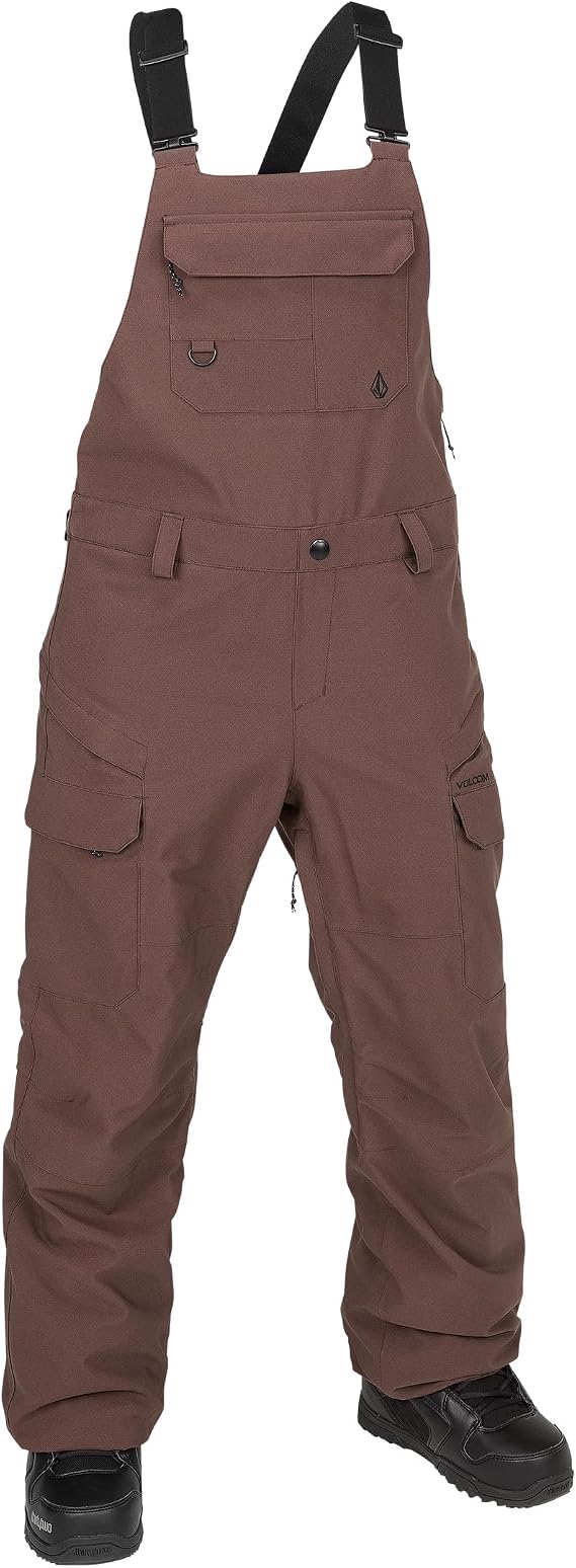 Volcom Women's Creston 3D Stretch Relaxed Fit Snowboard Bib Overall