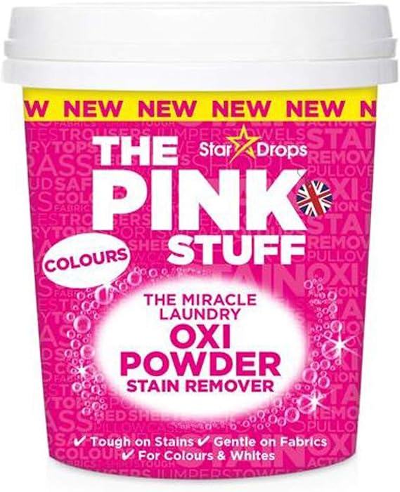 The Pink Stuff - The Miracle Laundry Oxi Powder Stain Remover for Colours 1KG