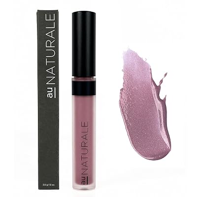 Au Naturale Organic Lip Gloss by Clean Beauty Revolution - Nourish Your Lips Vegan Gloss Lip Stain Long Lasting | Jojoba Oil, Cruelty-Free Lipstick - Made in the USA Cashmere