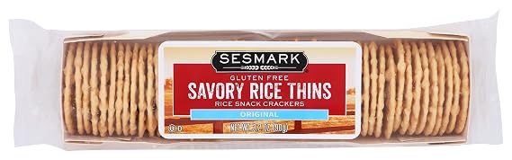 Sesmark Original Savory Thins, 3.2 Ounce - 12 per case.