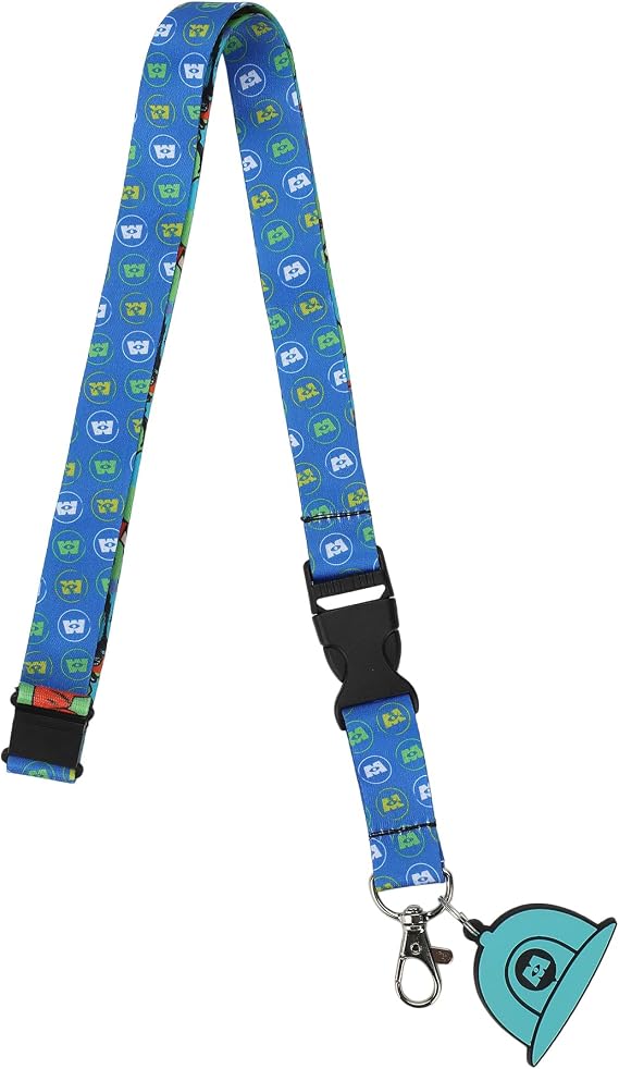 Monsters Inc Scary Monsters Blue 22 Lanyard
